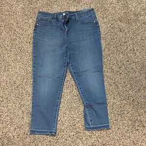 Chico's Blue Ankle Jeans